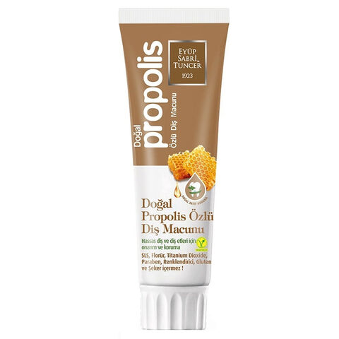 Eyüp Sabri Tuncer Doğal Propolis Özlü Diş Macunu 75ml Eyüp Sabri Tuncer Doğal Propolis Özlü Diş Macunu 75ml