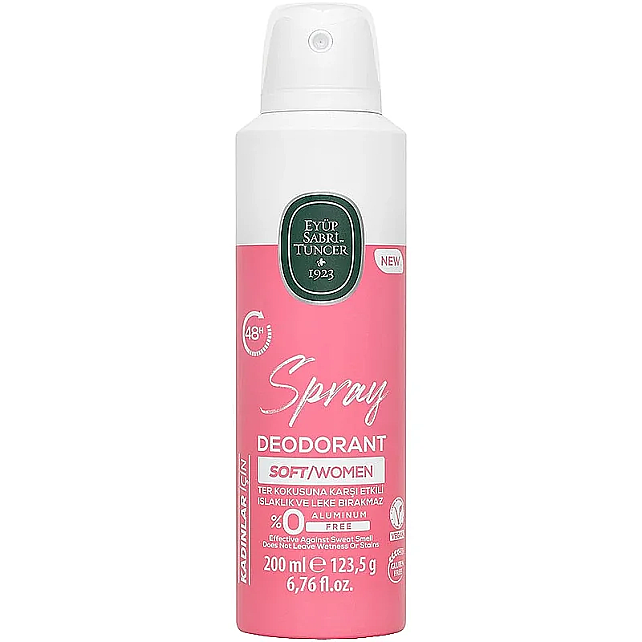 Eyüp Sabri Tuncer Soft Women - Kadın Sprey Deodorant 200ml - 1