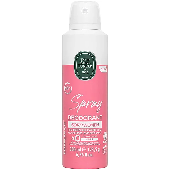 Eyüp Sabri Tuncer Soft Women - Kadın Sprey Deodorant 200ml - 1