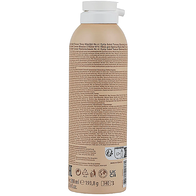 Eyüp Sabri Tuncer Tıraş Köpüğü No: 4 - 200ml - 2