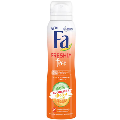 Fa Freshly Free Cucumber & Melon Sprey Deodorant 150ml Fa Freshly Free Cucumber & Melon Sprey Deodorant 150ml