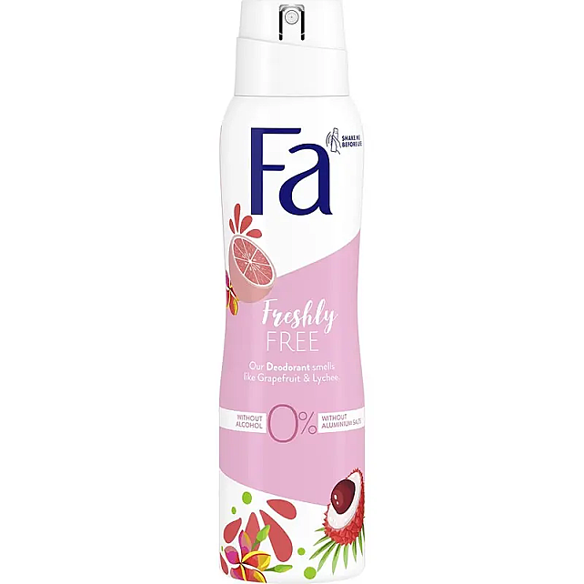 Fa Freshly Free Grapefuit Sprey Deodorant 150ml - 1