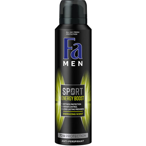 Fa Men Sport Energizing Sprey Deodorant 150ml Fa Men Sport Energizing Sprey Deodorant 150ml