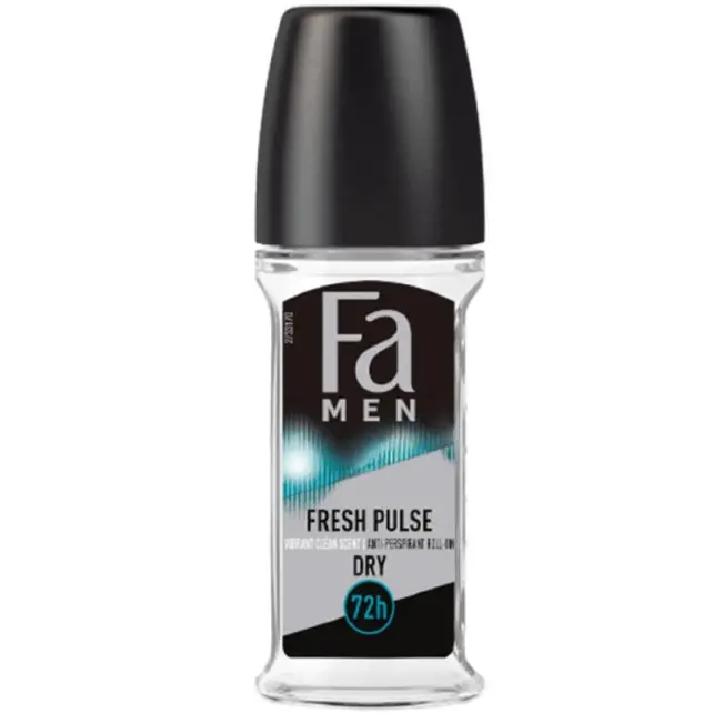 Fa Men Fresh Pulse Roll-On Deodorant 50ml - 1