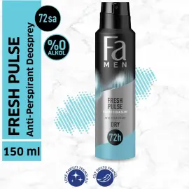 Fa Men Fresh Pulse Sprey Deodorant 150ml - 3