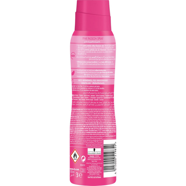 Fa Pink Passion Sprey Deodorant 150ml - 2