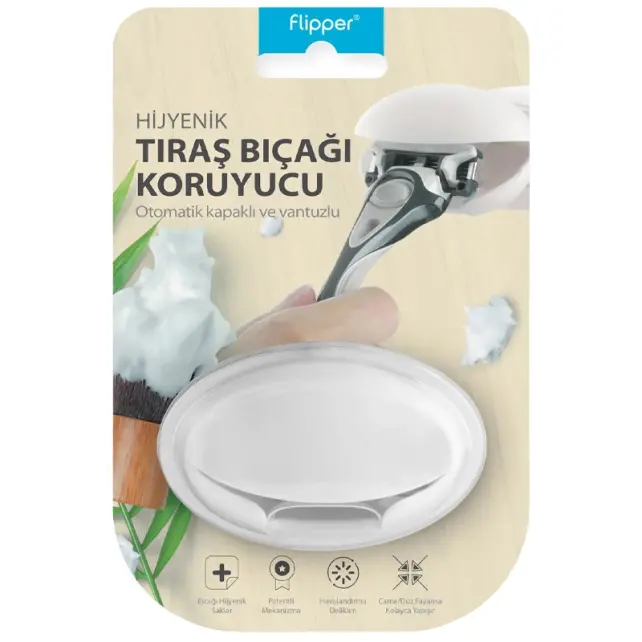 Flipper Tıraş Bıçağı Koruyucu - Beyaz - 1