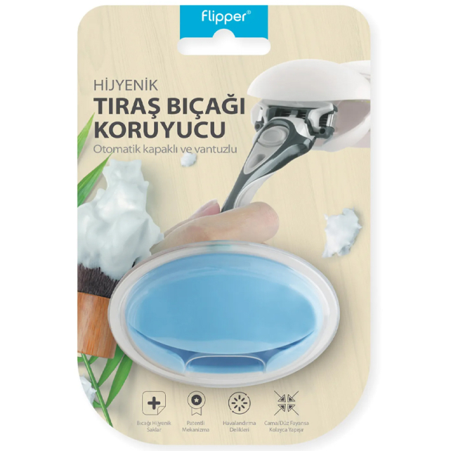 Flipper Tıraş Bıçağı Koruyucu - Mavi - 1