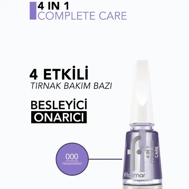 Flormar 4In 1 Complete Care Redesign - Tırnak Bakım Cilası 11ml - 2