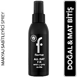 Flormar All Day Fix Setting Spray Matte - Makyaj Sabitleme Spreyi 125ml - 3