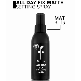 Flormar All Day Fix Setting Spray Matte - Makyaj Sabitleme Spreyi 125ml - 2
