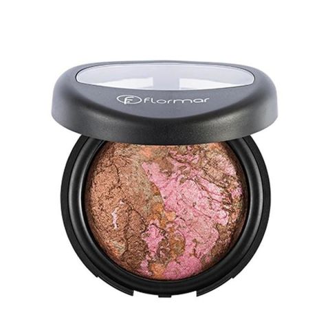Flormar Baked Powder - Pudra No:025 Marble Pink Gold 9gr Flormar Baked Powder - Pudra No:025 Marble Pink Gold 9gr