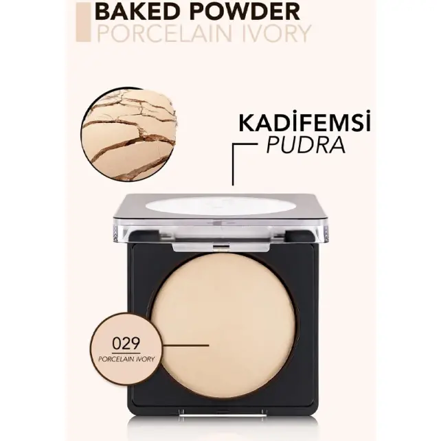 Flormar Baked Powder - Pudra No: 029 Porcelain Ivory - 4