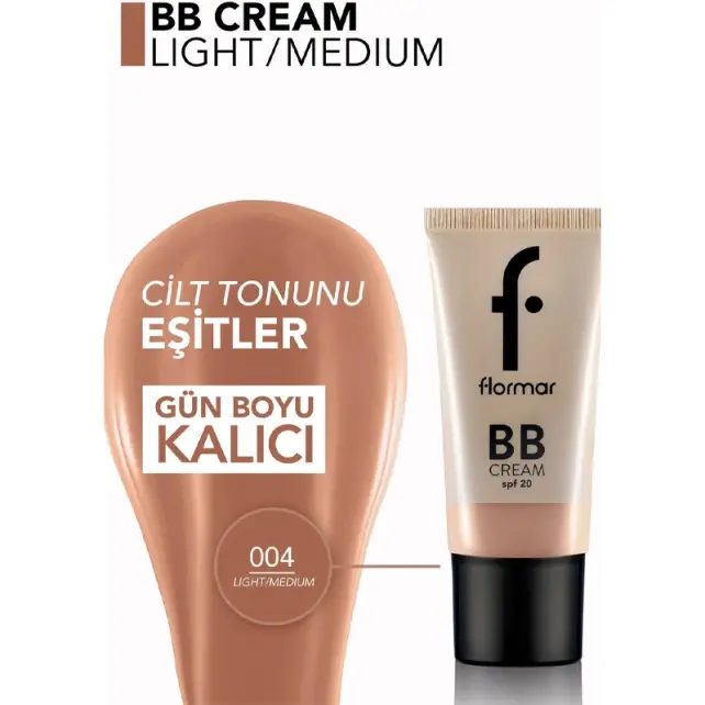 Flormar BB Cream SPF20 No-04 Light Medium 35ml - 3