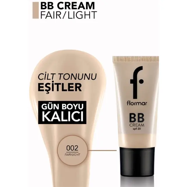 Flormar BB Cream SPF20 No:02 Fair Light 35ml - 3