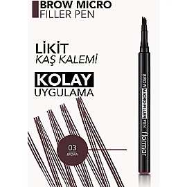 Flormar Brow Micro Filler Pen - Kaş Kalemi No: 003 Brown - 3