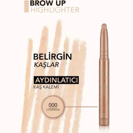 Flormar Brow Up Highlighter - Aydınlatıcı Kaş Kalemi No: 000 Champagne - 4