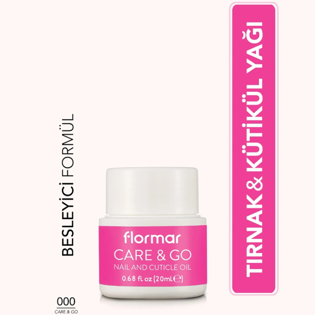 Flormar Care & Go Nail And Cuticle Oil - Tırnak ve Tırnak Eti Bakım Yağı 20ml - 2
