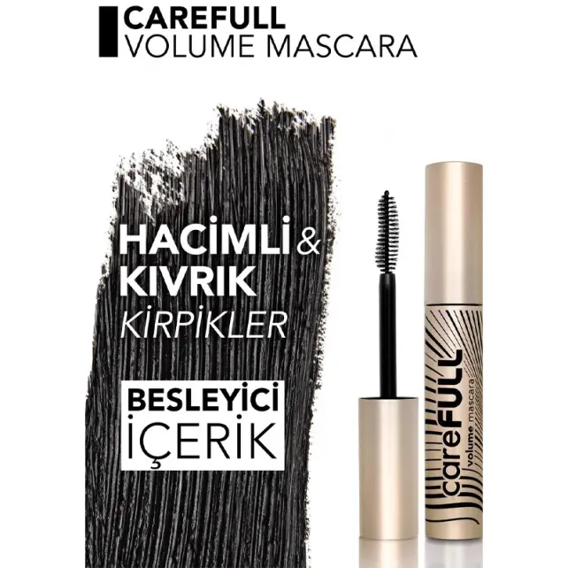 Flormar Carefull Volume Maskara - Siyah 11ml - 4
