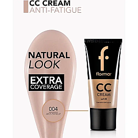 Flormar CC Cream SPF 20 - Ekstra Kapatıcılık Sağlayan Renkli Nemlendirici No: 04 Anti Fatigue - 3