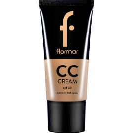 Flormar CC Cream SPF 20 - Esktra Kapatıcılık Sağlayan Renkli Nemlendirici No: 04 Anti Fatigue - Flormar