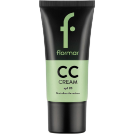 Flormar CC Cream SPF 20 - Kızarıklık Karşıtı Renki Nemlendirici No: 002 Anti Redness - Flormar