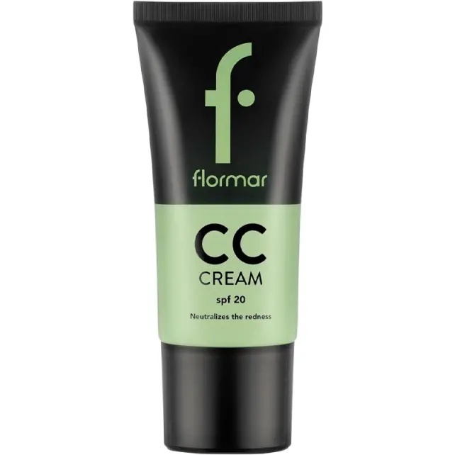 Flormar CC Cream SPF 20 - Kızarıklık Karşıtı Renki Nemlendirici No: 002 Anti Redness - 1