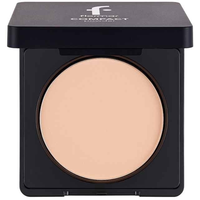 Flormar Compact Powder - Kompakt Pudra No:091 Medium Cream Rose 11gr - 1