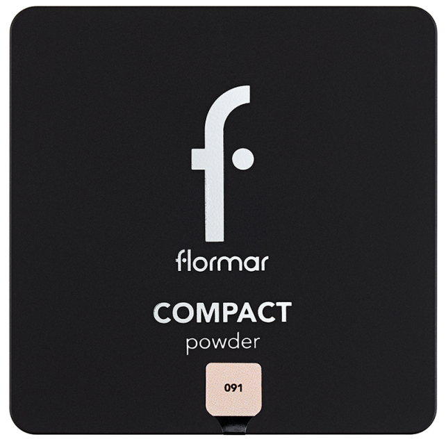 Flormar Compact Powder - Kompakt Pudra No:091 Medium Cream Rose 11gr - 2