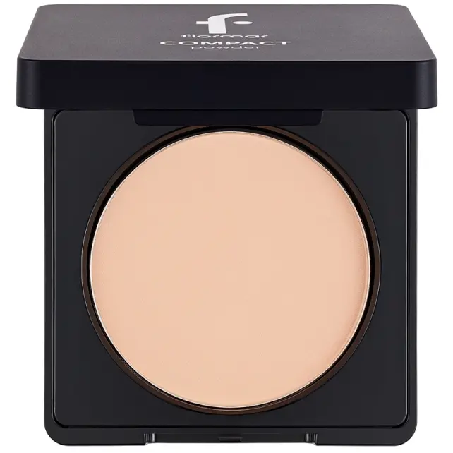 Flormar Compact Powder - Kompakt Pudra No:091 Medium Cream Rose 11gr - 1