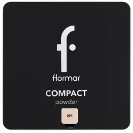 Flormar Compact Powder - Kompakt Pudra No:091 Medium Cream Rose 11gr - 2
