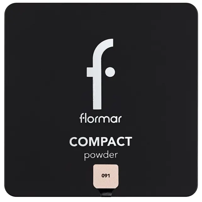 Flormar Compact Powder - Kompakt Pudra No:091 Medium Cream Rose 11gr - 2
