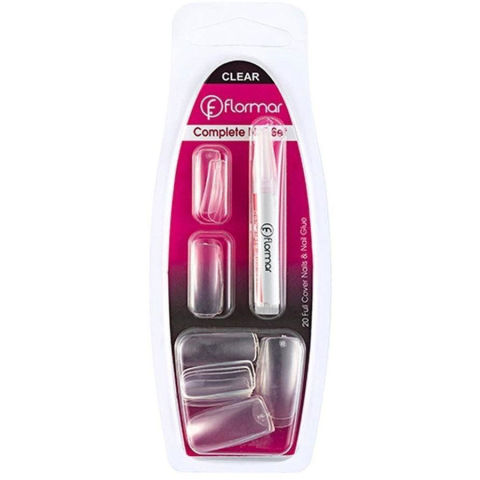 Flormar Complate Nail Set Clear - Takma Tırnak Seti Flormar Complate Nail Set Clear - Takma Tırnak Seti