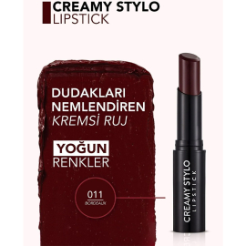 Flormar Creamy Stylo - Nemlendirici Ruj No: 011 Bordeaux - 3