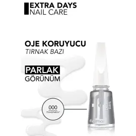 Flormar Extra Days Top Coat - Oje Koruyucu Cila 11ml - 3