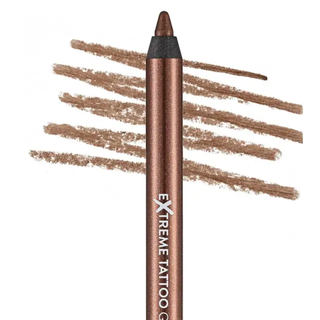 Flormar Extreme Tattoo Gel Pencil - Jel Dokulu Göz Kalemi No: 01 Glitzy Brown - 3