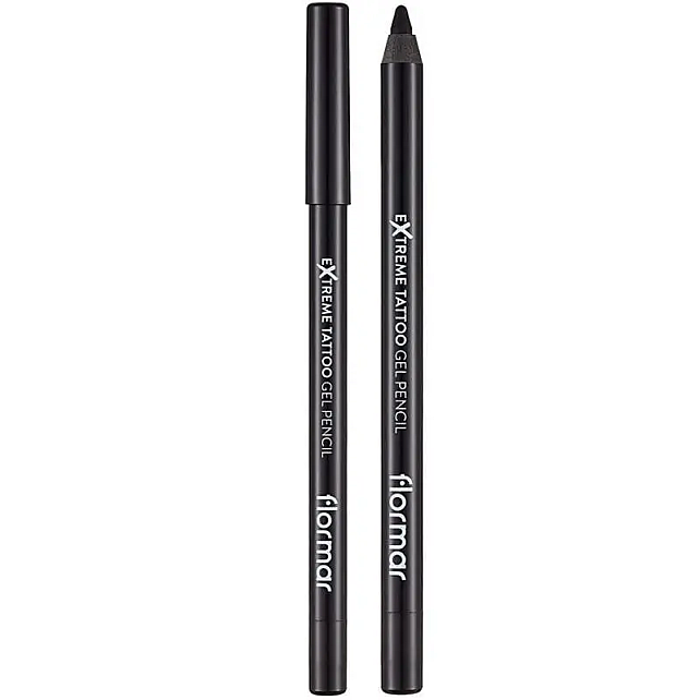 Flormar Extreme Tattoo Gel Pencil - Jel Dokulu Göz Kalemi No: 06 Onyx - 2