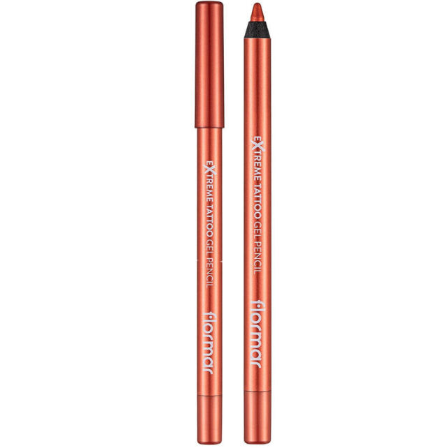 Flormar Extreme Tattoo Gel Pencil - Jel Dokulu Göz Kalemi No: 08 Orange Pop - 2