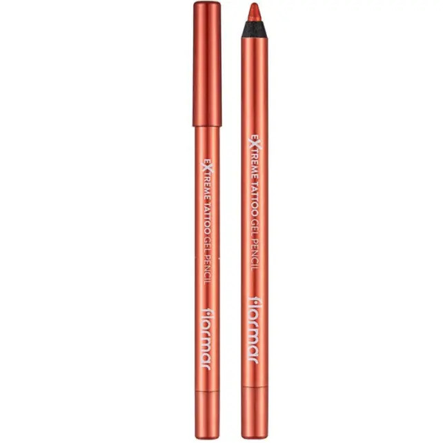 Flormar Extreme Tattoo Gel Pencil - Jel Dokulu Göz Kalemi No: 08 Orange Pop - 2