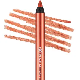 Flormar Extreme Tattoo Gel Pencil - Jel Dokulu Göz Kalemi No: 08 Orange Pop - 3