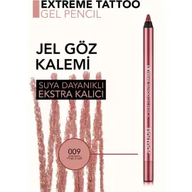 Flormar Extreme Tattoo Gel Pencil - Jel Dokulu Göz Kalemi No: 09 Pink Star - 5