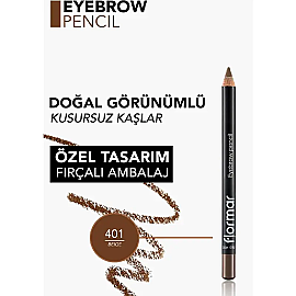 Flormar Eyebrow Pencil - Kaş Kalemi No: 401 Beige 1.14gr - 4