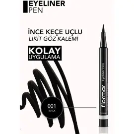 Flormar Eyeliner Pen - Kalem Eyeliner Black 0.01gr - 3