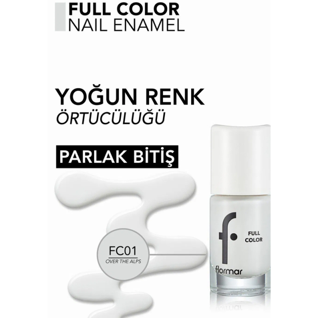 Flormar Full Color Oje No: FC01 Over The Alps - 4