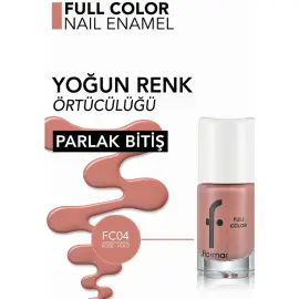 Flormar Full Color Oje No: FC04 Rose I Hold - 4