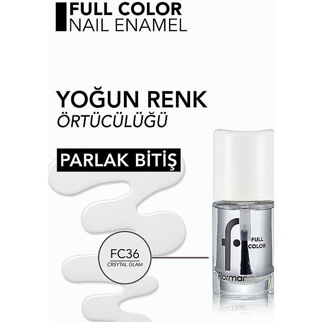 Flormar Full Color Oje No: FC36 Crystal Glam - 4