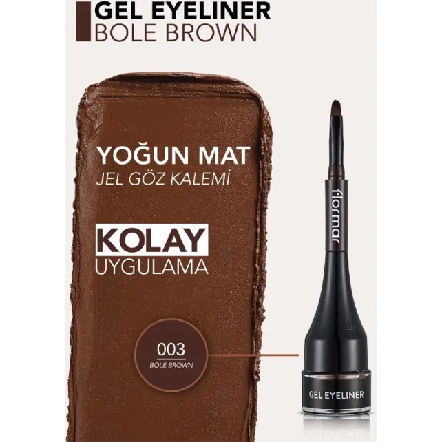Flormar Gel Eyeliner Bole Brown 03 - 4