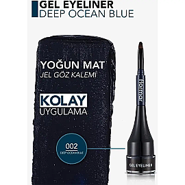 Flormar Gel Eyeliner Ocean Blue 002 - 3