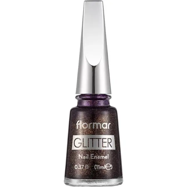 Flormar Glitter - Simli Oje No: GL44 Purple Glare - 1