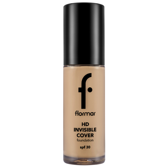 Flormar Invisible Cover Foundation - Fondöten No: 90 Golden Natural - 1